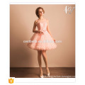 Pink Short Mini Tutu Dress with Lovely Bow New Year Christmas Party Dress Lady Host Dress Short Pink Bridesmaid Dress